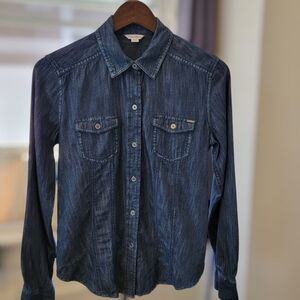 Calvin Klein Denim Blue Blouse